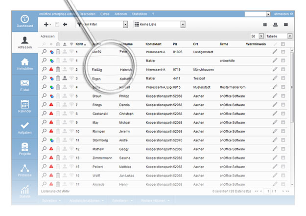 onOffice smart Adressverwaltung